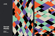Social Media Vector Backgrounds V 02, a Background Graphic by dvtchk (Thumbnail 7 of 10)
