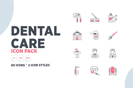 Dental Care Icons