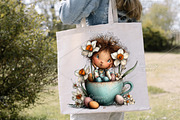 Whimsical Easter Girls Clipart PNG, an Illustration by Canvas Craft (Thumbnail 6 of 7)