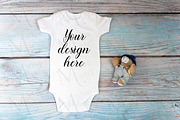 29 Baby Bodysuit mockup bundle., a Print Template by MockupMarket (Thumbnail 9 of 30)