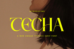 Techa - New Unique Typface