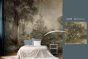 Hand drawn old century forest wallpa, a Wallpaper Graphic by Muzi pear studio (Thumbnail 3 of 11)