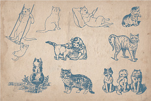 31 Hand Drawn Cats And Kittens