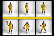 6 Basketball Jersey Mockups, a Shirt Mockup by Grow Design Craft Studio (Thumbnail 7 of 7)
