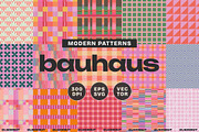 Bauhaus Modern Geometric Patterns, a Pattern Graphic by likorbut (Thumbnail 1 of 10)