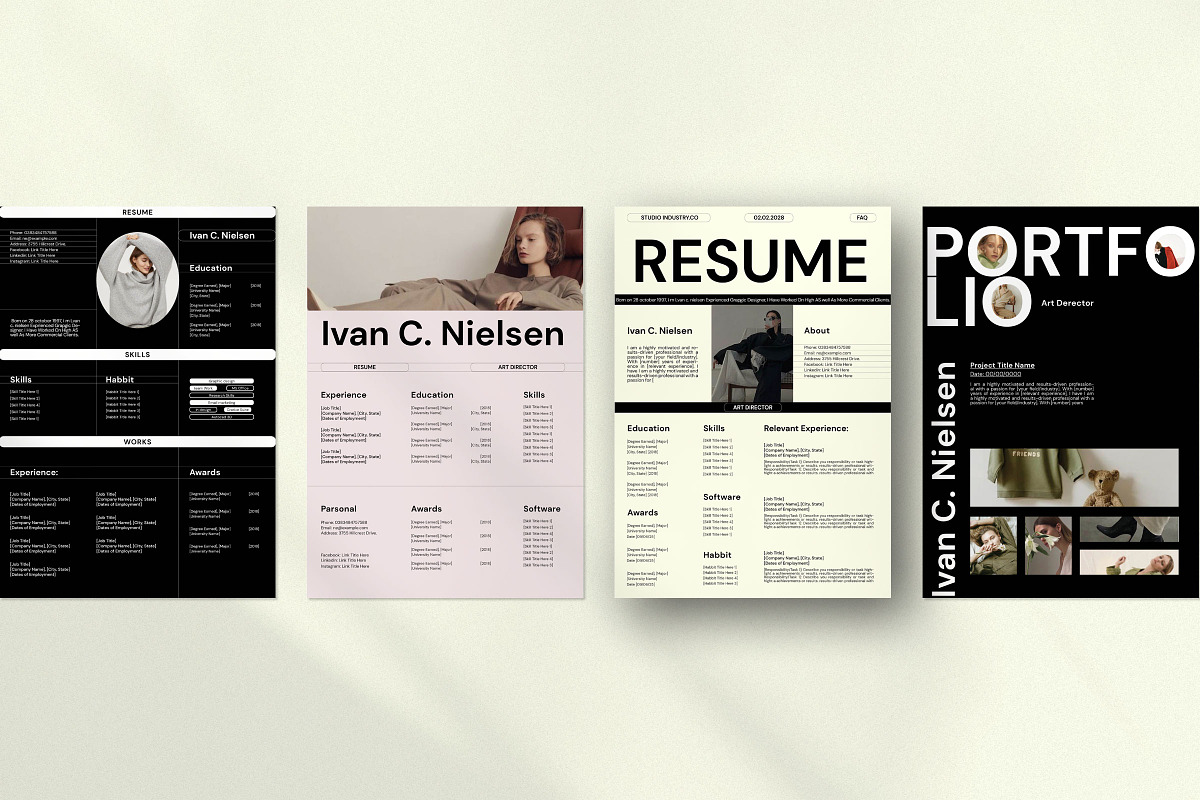 CV | Resume Kit Template, a Resume Template by Studio Industry (Photo 8 of 11)