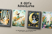 A Girl's Adventures, a Decorative Illustration by Digital Art Creations (Thumbnail 6 of 7)