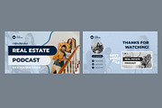 Podcast Youtube Thumbnail Template, a Social Media Template by hekenostudio (Thumbnail 2 of 4)