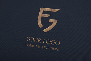 FG Shield Monogram. 9 Logo Pack