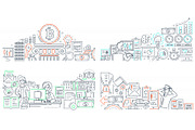 Finance - Line Illustrations Bundle, an iPhone Mockup by Boyko Pictures (Thumbnail 10 of 12)