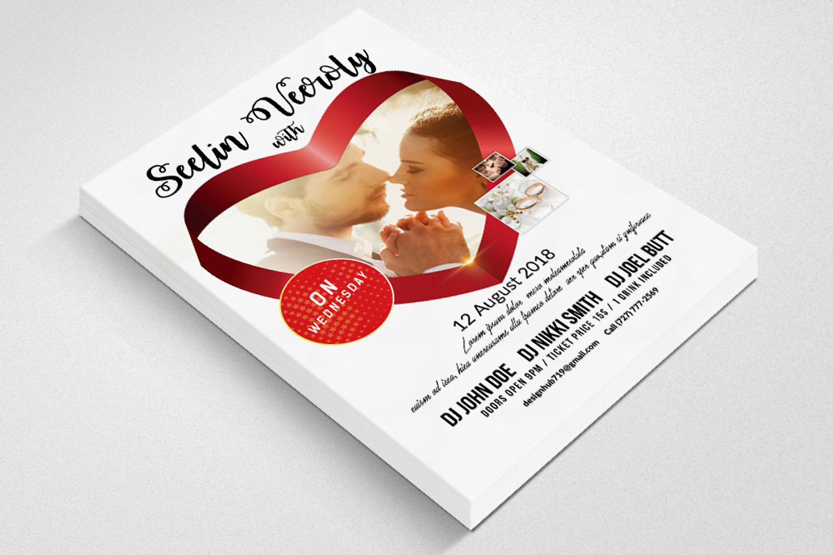 Save The Date Flyer Templates, a Flyer Template by Psd Templates (Photo 2 of 2)