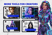 175 Procreate Elf Character Stamps, a Brush Add-On by Selentaori Studio (Thumbnail 12 of 12)