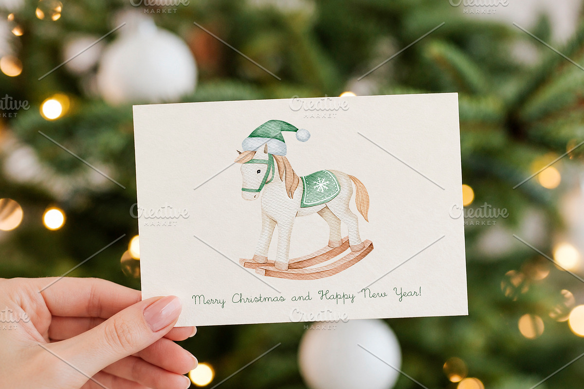 Watercolor Christmas Bundle PNG, a Seasonal Illustration by PatternPalette (Photo 4 of 15)