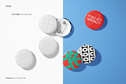 Group of Plastic Badges Mockup, an Advertising Mockup by creatsy5 (Thumbnail 3 of 5)