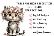 Whimsical Beach Kitten Clipart, an Illustration by OK Design (Thumbnail 5 of 6)