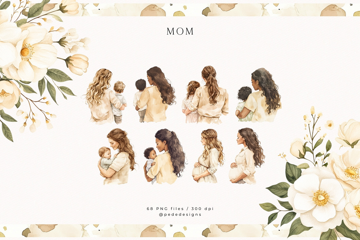 Mom & Dad Collection, a Person Illustration by PeDe Designs (Photo 8 of 33)