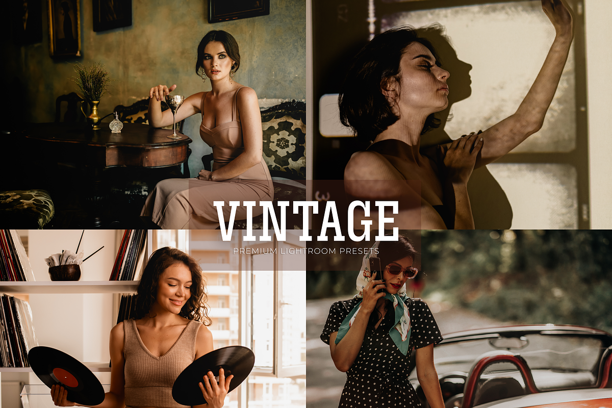 14 Vintage Lightroom Presets, a Brushes & More by RamsaGraphi (Photo 1 of 10)