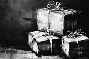 Dark Christmas - 141 images, a Seasonal Illustration by Handmadefont (Thumbnail 12 of 19)