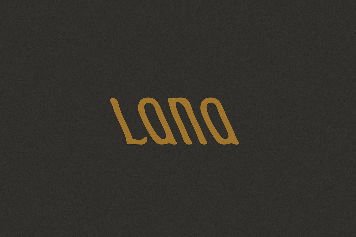 Lana | Slanted Display Font, a Sans Serif Font by Taylor Penton (Photo 2 of 3)