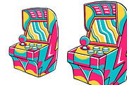 Game Arcade Machine (90's Vibe), an Object Graphic by MEDZ (Thumbnail 1 of 3)
