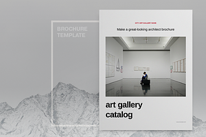 Art Catalog Brochure Layout