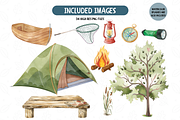 Watercolor Fishing Day Clipart Bundl, an Illustration by TatiMockup (Thumbnail 3 of 4)