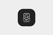 Gboard, an Outline Icon by Jordy (Thumbnail 2 of 2)