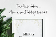 Black & Gold Christmas, a Seasonal Illustration by Maggie Stilwell Design (Thumbnail 10 of 10)