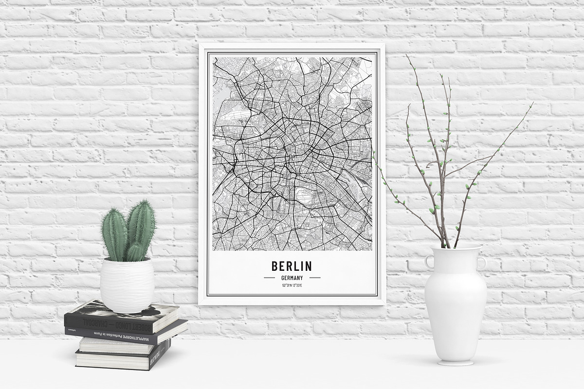 Germany City Street Maps - Print Art, an Illustration by AdrianDragne (Photo 5 of 10)