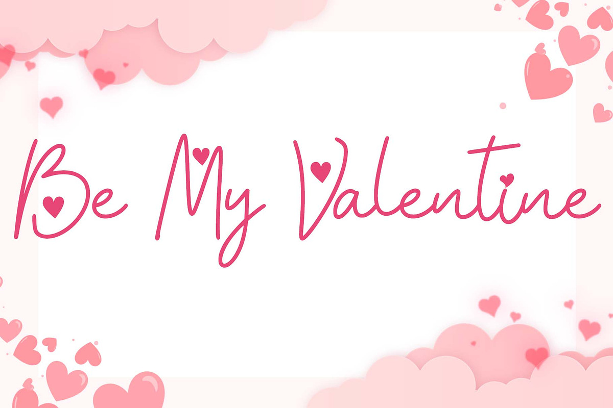 Aisha Valentine, a Handwritten Font by Yoga Letter (Photo 2 of 6)