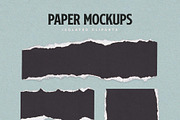 Torn Paper Cliparts & Mockups, a Mockup by veila.me (Thumbnail 3 of 10)