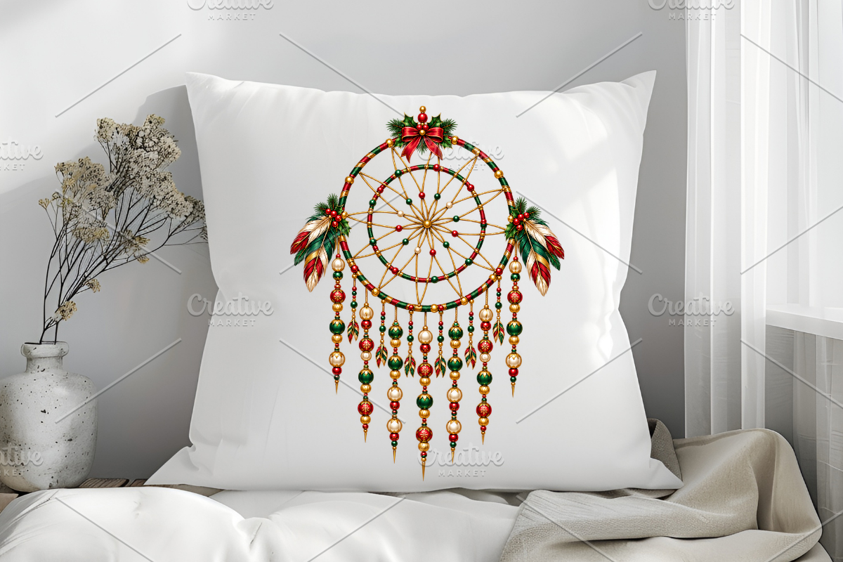 Christmas Dream Catcher Bundle, a Seasonal Illustration by Ink Gallery (Photo 6 of 10)