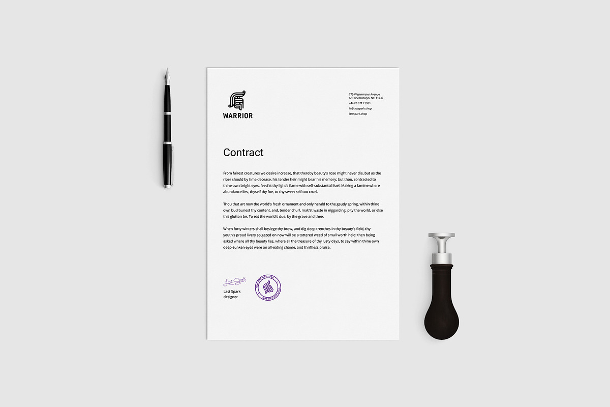 Warrior Logo, a Branding & Logo Template by Last Spark (Photo 5 of 6)