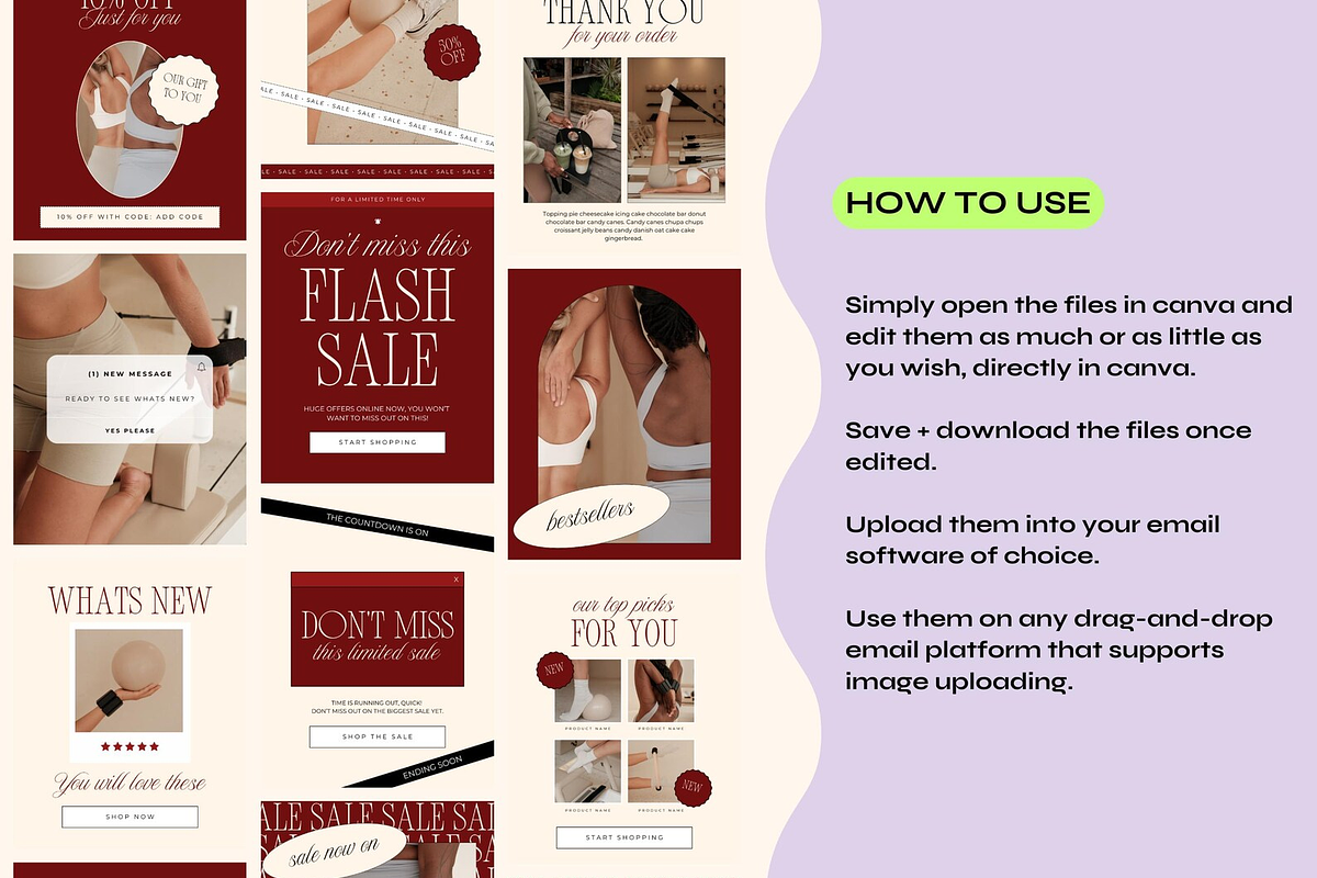 Canva Email Templates Luxe, an Email Template by The Pixel Palace (Photo 4 of 10)