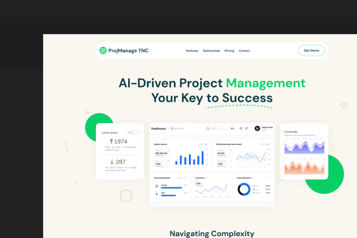 ProjManage, Project Management Website preview 5