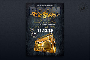 Boombox Flyer Template V2