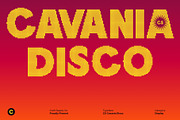 CS Cavania Disco, a Sans Serif Font by Craft Supply Co. (Thumbnail 1 of 8)