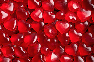 StrRed Heart Candy Background, a Food & Drink Photo by Davizro's Market