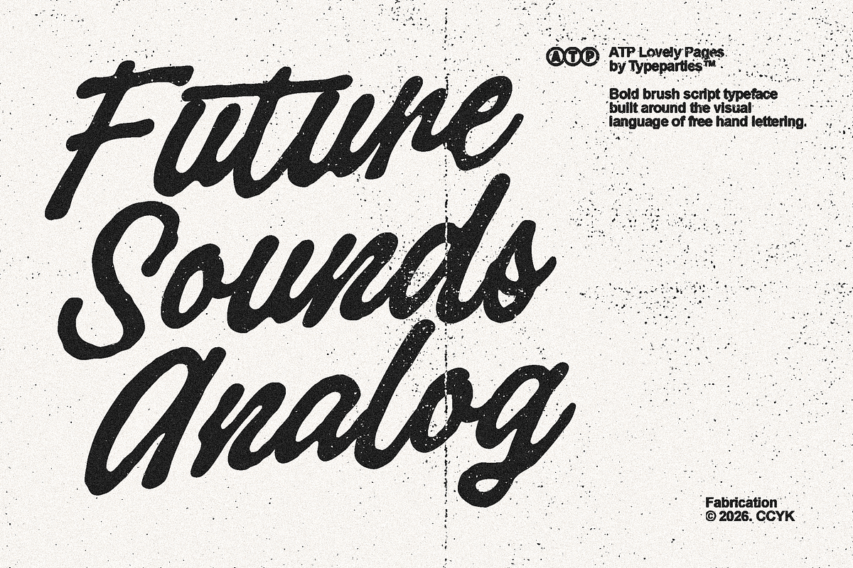 Lovely Pages - Brush Script Font, a Script Font by Typeparties (Photo 1 of 9)