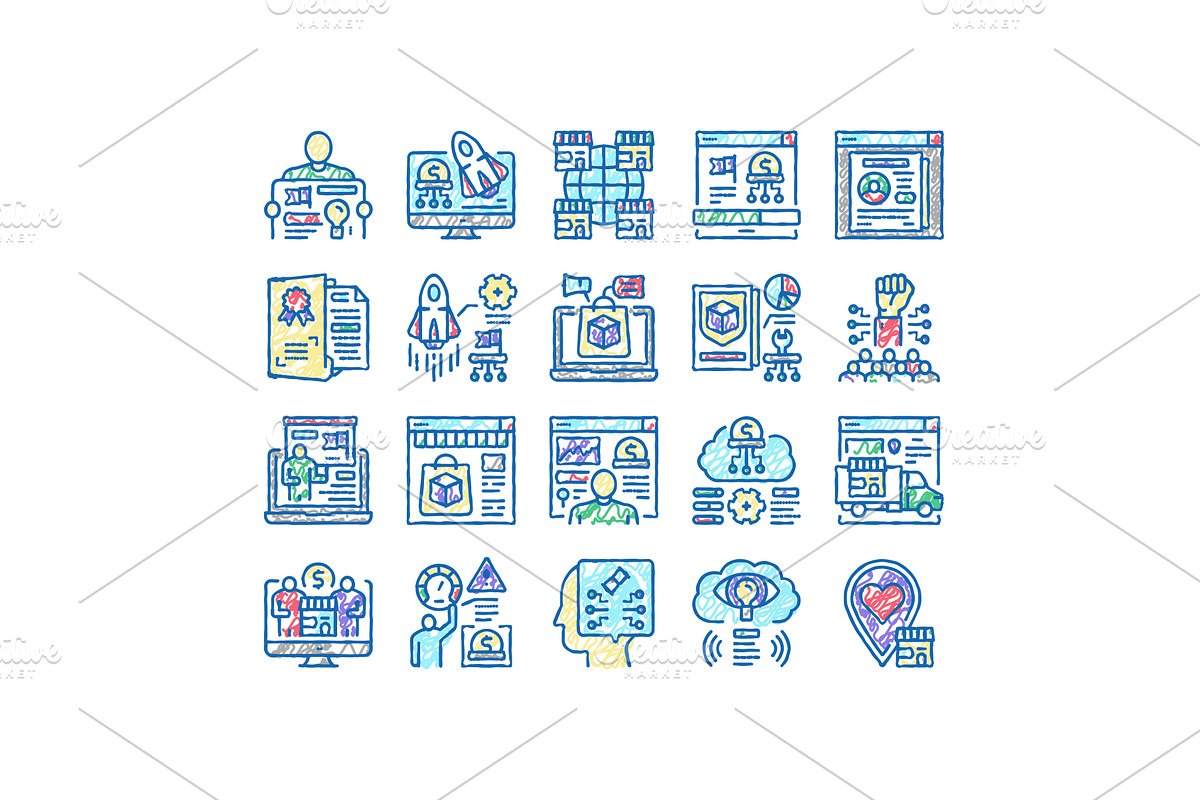 Startup Business Idea Launching, an Object Illustration by pikepicture