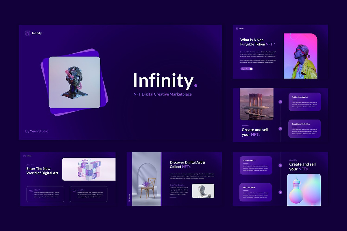 NFT Digital Marketplace Keynote, a Presentation Template by BumbleGraph Studio (Photo 2 of 5)