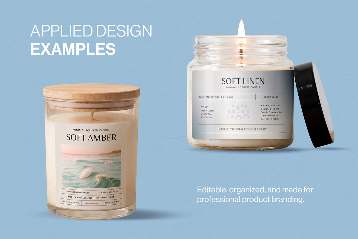 Product Label Template Set, a Stationery Template by BrandPacks (Photo 11 of 14)