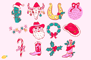 Howdy Christmas PNG Clipart Bundle, a Seasonal Illustration by LemonDesign (Thumbnail 2 of 3)