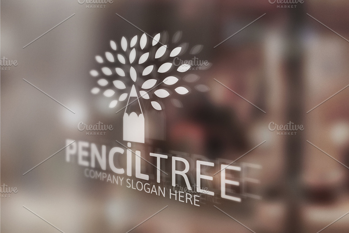 Pencil Tree Logo, a Branding & Logo Template by Josuf Media (Photo 5 of 6)
