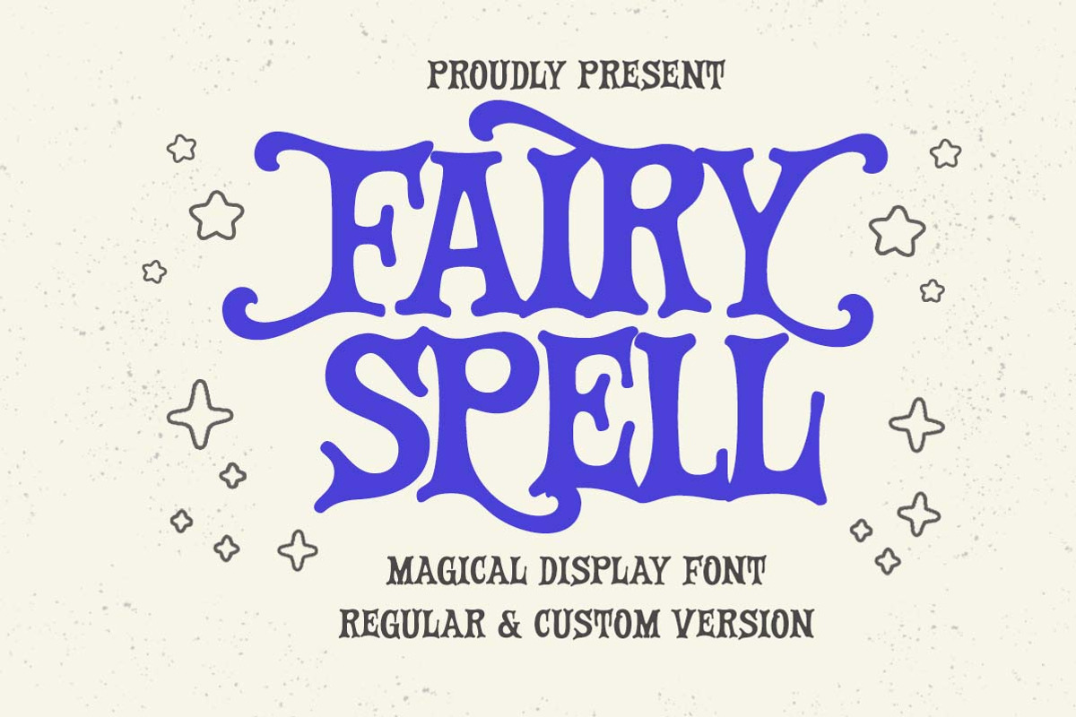 Fairy Spell Magical Display Font, a Handwritten Font by Letterhend Studio (Photo 1 of 13)