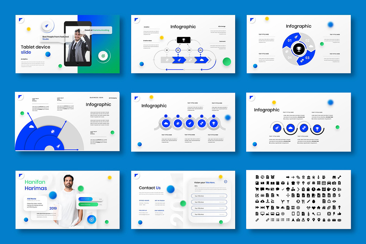 Parker - Business Google Slide Templ, a Presentation Template by Dens Creative Studio (Photo 10 of 12)