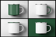 7 Mockups of Enamel Metal Mug, a Cups & Container Mockup by Grow Design Craft Studio (Thumbnail 3 of 8)