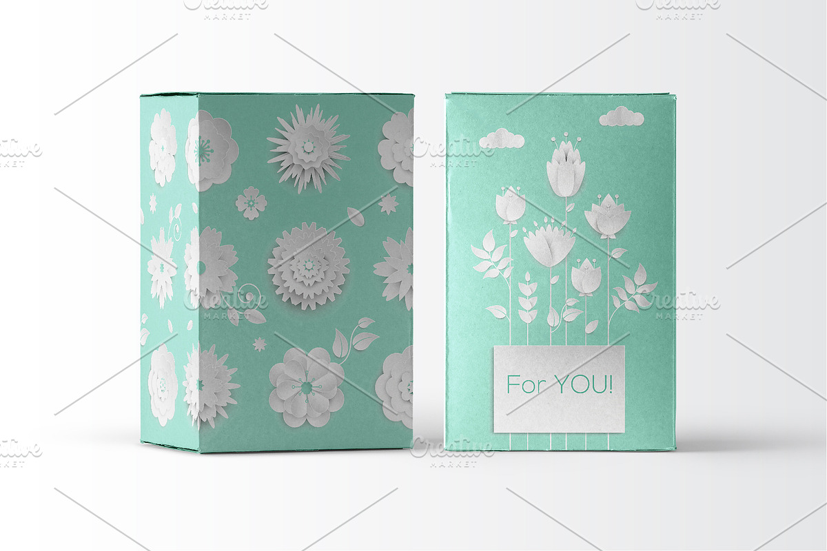 Paper Cut White Flowers Card Kit, a Templates & Theme by Boyko Pictures (Photo 14 of 16)