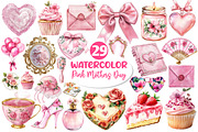 Pink Coquette Mothers Day Clipart, an Illustration by Dream Creation (Thumbnail 1 of 6)