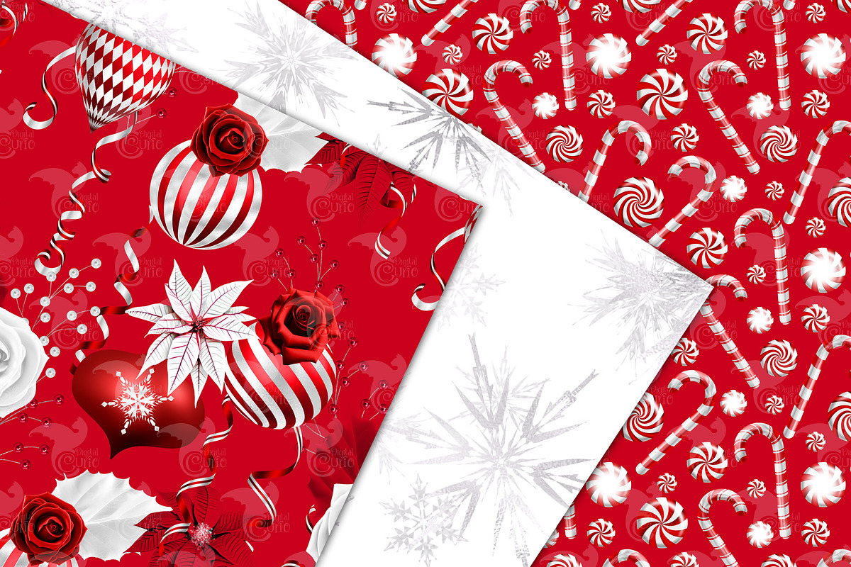 Peppermint Spice Digital Paper, a Texture Graphic by Digital Curio (Photo 5 of 7)